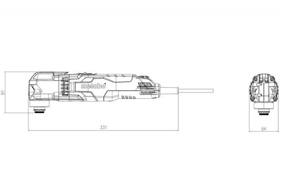 Реноватор METABO Mt400Q