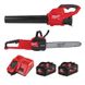 Набір акумуляторний MILWAUKEE M18 FPP2OP2-802 (пила ланцюгова/повітродуйка/2акум.18В 8Аг/зарядка)