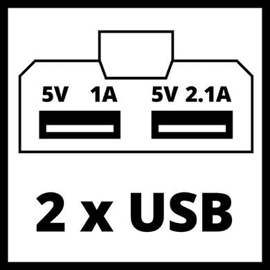 Пристрій зарядний USB акумуляторний TE-CP 18 Li USB-Solo