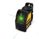 Уровень лазерный DEWALT DW088CG-XJ (2линии/зеленый)