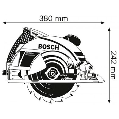 Пила дискова BOSCH GKS 190