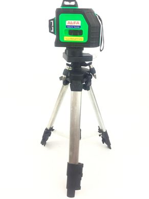 Лазерный уровень AL-FA 3D 3*360 зеленый ALNL-3DG